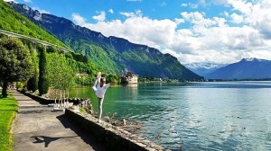 We are everything we need to be. #switzerland #chillon #montreaux #summer #yoga #czechgirl #body #mind #stretching #loveit #balance #fitness #fitfam #fit #health #healthyfood #like4like #whowantssummerback #blogger #yogapose #heathylifestyle #detoxchutne #foodlovers